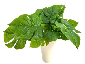Sztuczna Monstera Duże liście bukiet 40 cm