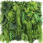 Griny Sztuczny żywopłot mata Monstery 100 cm x 100 cm UV